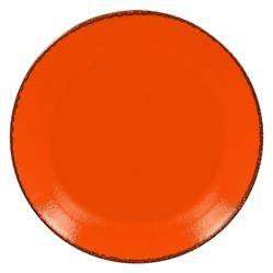 FIRE Talerz płaski, okrągły 27 cm pomarańczowy II TOM-GAST kod: R-FRNNPR27OR-12
