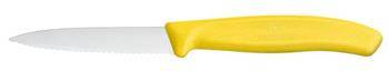 Victorinox Swiss Classic Nóż do jarzyn, ząbkowany, 80mm, żółty HENDI 6.7636.L118