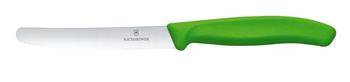 Victorinox Swiss Classic Nóż do pomidorów, zaokrąglony czubek, ząbkowany, 11 cm, zielony HENDI 6.7836.L114