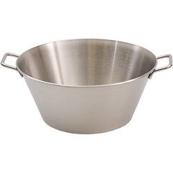 Bath, steel bowl with handles, O 400 mm, V 14.5 l 083400 STALGAST
