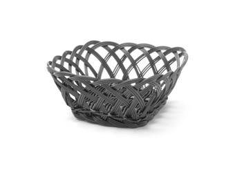 Braided square basket black 190x190x80mm HENDI 426227