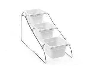 Buffet stand with GN 1/6 melamine containers set HENDI 561928