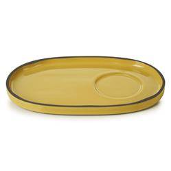 CARACTERE Oval saucer turmeric TOM-GAST code: RV-654005-4