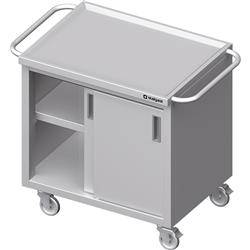 Cart with cabinet, sliding door 1000x600x850 mm STALGAST MEBLE 982046100