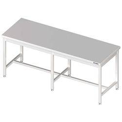 Center table without shelf 2200x700x850 mm welded STALGAST MEBLE 980097220