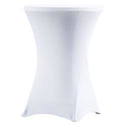 Coctail 80 table cover white TOM-GAST code: V-C80-W