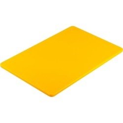 Cutting board, yellow, HACCP, 450x300 mm 341453 STALGAST