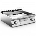 Direct gas frying plate-
combined: smooth (2/3) and corrugated
(1/3), chrome-plated