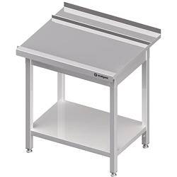 Discharge table(P), with shelf for SILANOS dishwasher 1000x730x900 mm welded STALGAST MEBLE 982447100S