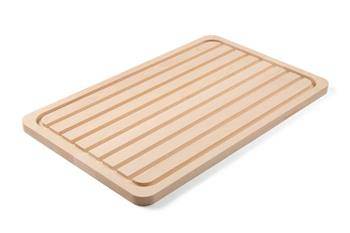 Double-sided wooden bread board + traditional - 530x325x18 m HENDI 505403