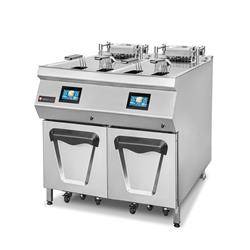 Electric automatic fryer | oil filter | touch screen | 60 kW | 2x 25l | RQ.PLS.ODFE.020