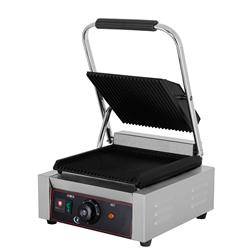 Electric contact grill | panini | fluted top and bottom | 1.8 kW | 305x400x210 | RQHEG-811