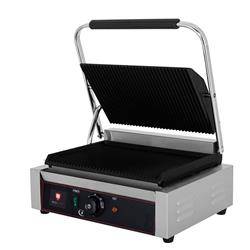 Electric contact grill | panini | fluted top and bottom | 2.2 kW | 425x400x210 | RQHEG-811E