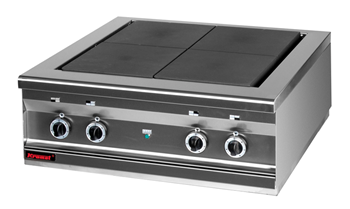 Electric cooker (top) 800mm 4x4.0 kW 000.KEZ-4u Kromet