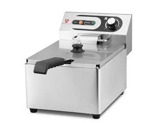 Electric fryer | single | 6 l | 3 kW