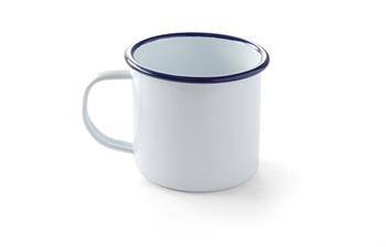 Enamel mug with handle 120 ml, ¶. 70x(H)50 mm HENDI 621318