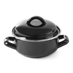 Enamel soup and sauce pot with lid, capacity.0.3 l HENDI 625804