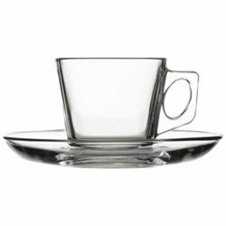 Espresso cup with saucer, V 0.08 l 400195 STALGAST