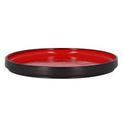 FIRE Flat plate, round 23 cm red TOM-GAST code: R-FRNOLD23RD-6