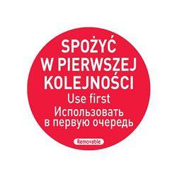 Food Safety stickers - Consume first HENDI 850152