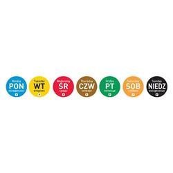 Food Safety stickers, disposable - Friday HENDI 850046