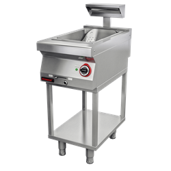 Fries warmer with IR radiant heater on skeleton base 700.PF-1p.T Kromet