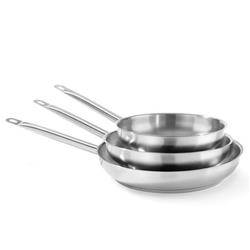 Frying pan without a lid Kitchen Line, with dimensions. 240x45 mm HENDI 838501
