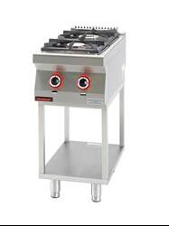 Gas 2-burner kitchen on a frame base 700.KG-2.T Kromet