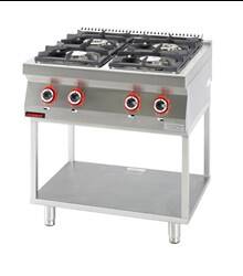 Gas 4-burner kitchen on a frame base 700.KG-4.T Kromet