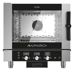 Gas combi oven ICGT051E | 5x GN 1/1 | 5x 600x400 | Alphatech by Lainox | electronic controls