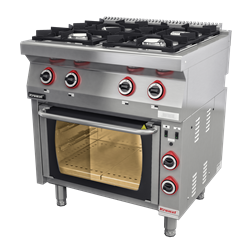 Gas stove with thermo oven 700.KG-4/PE-1T Kromet