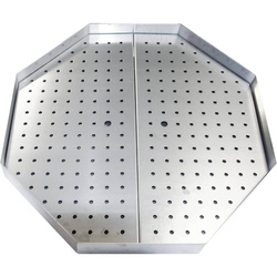 Grease drip tray for gyros, kebabs, 650x650x50 mm STALGAST 777581