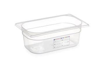 HACCP GN container of polypropylene 1/4 100 - without lid HENDI 880371