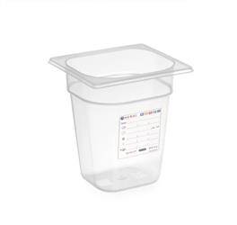 HACCP GN container of polypropylene 1/6 200 - without lid HENDI 880456