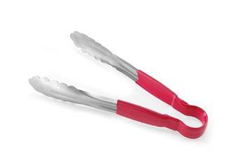 HACCP serving tongs 250 mm red HENDI 171837