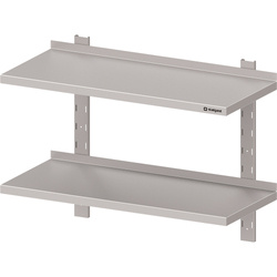 Hanging shelf, staggered, double 1200x300x660 mm bolted STALGAST 951773120