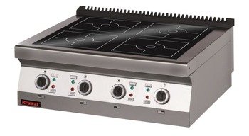 Induction cooker 900 mm 4x5,0kW 900.KE-4i/900 Kromet