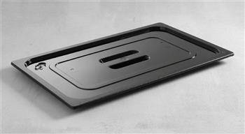Lid for GN1/1 containers in black polycarbonate HENDI 862902