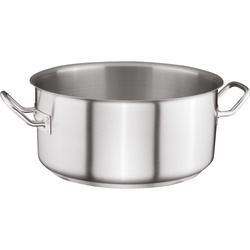 Low pot without lid, steel, O 240 mm, V 4.3 l STALGAST 013241