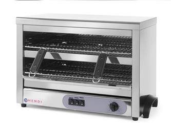 Maxi GN1/1 quartz toaster oven, with dimensions. 685x396x452 mm HENDI 264331
