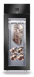 Meat seasoning cabinet 1-door glazed 700l BLACK NEW2020 HENDI 991731