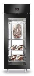 Meat seasoning cabinet 1-door glazed 700l BLACK PANORAMA NEW2020 HENDI 991733