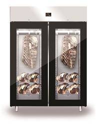 Meat seasoning cabinet 2-door glazed 1500l GLASS NEW2020 HENDI 991735