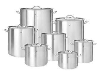 Medium pot with lid Budget Line, capacity.14 l, fi.300x(H)200 mm HENDI 832837