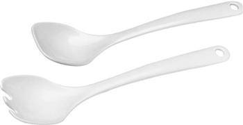 Melamine salad spoon, white (A) - length 305 mm HENDI 563908