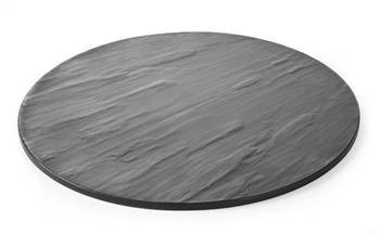 Melamine serving plate - imitation slate ¶r. 330 mm HENDI 561409