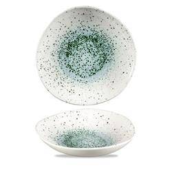 Mineral Green Churchill organic shaped bowl | MNGROGB11