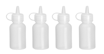 Mini sauce dispenser - set of 4 pcs., 0.05L, transparent, o35x(H)100mm 557990