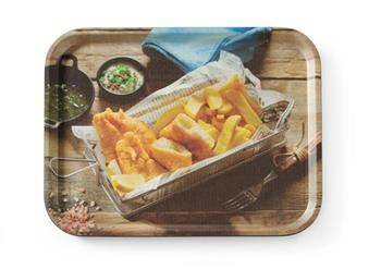 Non-slip serving tray, printed | HENDI 507971