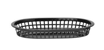 Oval bread basket black | HENDI 426890